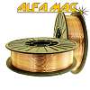 Проволока  СВ08Г2С омедн. Alfa Mag  (SG-2) d=1,6 мм пласт.касс. рядн.намот 15 кг (D300) желтый