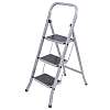 Лестница-стремянка стальная, 3 широкие ступени, Н=105 см, вес 4,7 кг, 65382